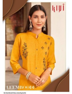 Kivi Leemboodi Cotton Embroidered Wholesaler Kurti Catalog Kivi Leemboodi Cotton Embroidered Wholesaler Kurti Catalog