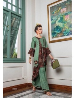 Kiana Lotos Cotton Printed Kurti With Sharara Set Wholesale Catalog