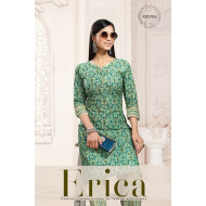 Reevika Erica Cotton Jaipuri Print Kurti With Pant Set Wholesale Catalog