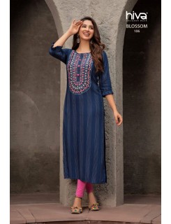 Hiva Blossom Rayon Kurti Catalog At Wholesale Rate Hiva Blossom Rayon Kurti Catalog At Wholesale Rate