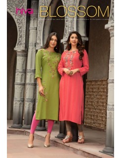 Hiva Blossom Rayon Kurti Catalog At Wholesale Rate Hiva Blossom Rayon Kurti Catalog At Wholesale Rate