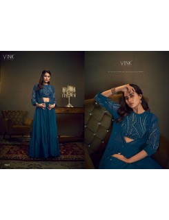 Vink Cocktail Georgette Top With Jacket And Skirt Catalog At Wholesale Rate Vink Cocktail Georgette Top With Jacket And Skirt Catalog At Wholesale Rate