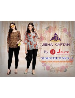 Jelite Georgette Tunics Vol 3 Western Tops Catalog At Wholesale Rate