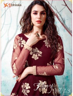 Subhkala Flory Vol 13 Party wear Gown Catalog At Wholesale Rate Subhkala Flory Vol 13 Party wear Gown Catalog At Wholesale Rate