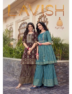 Kajal Style Lavish Vol 1 Cotton Kurtis With Sharara Catalog At Wholesale Rate Kajal Style Lavish Vol 1 Cotton Kurtis With Sharara Catalog At Wholesale Rate