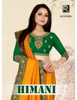 Ronisha Himani Silk Sarees Catalog At Wholesale Rate Ronisha Himani Silk Sarees Catalog At Wholesale Rate