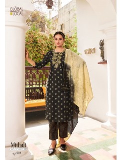 Global Local Mithali Silk Kurti Pant Dupatta Set Catalog At Wholesale Rate Global Local Mithali Silk Kurti Pant Dupatta Set Catalog At Wholesale Rate