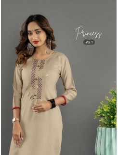 Womens Hanger Princess Vol 1 Rayon Kurti Catalog At Wholesale Rate