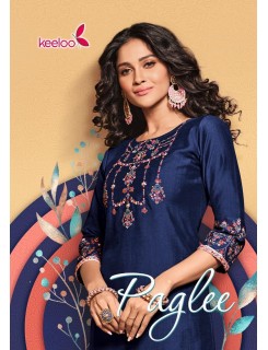 Keeloo Pagalee Vol 1 Viscose Embroidery Kurti Catalog At Wholesale Rate