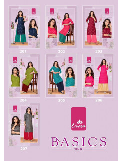 Livasa Basics Vol 2 Rayon Casual Wear Kurti Catalog At Wholesale Rate