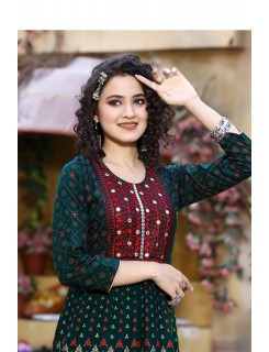 Fab Zoo Mango Rayon Gown Catalog At Wholesale Rate