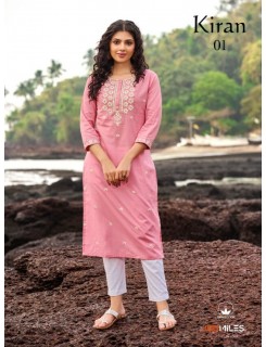 100Miles Kiran Cotton Lucknowi Work Kurti Catalog At Wholesale Rate 100Miles Kiran Cotton Lucknowi Work Kurti Catalog At Wholesale Rate