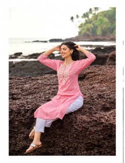 100Miles Kiran Cotton Lucknowi Work Kurti Catalog At Wholesale Rate 100Miles Kiran Cotton Lucknowi Work Kurti Catalog At Wholesale Rate