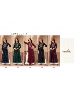Maskeen Monsoon Vol 4 Anarkali Suits Catalog At Wholesale Rate
