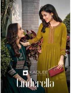 Kadlee Cinderella A Line Kurti Catalog At Wholesale Rate