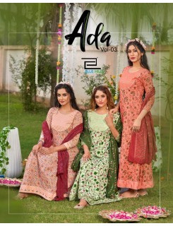 Blue Hills Ada Vol 3 Anarkali Kurti Catalog At Wholesale Rate Blue Hills Ada Vol 3 Anarkali Kurti Catalog At Wholesale Rate