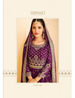 Gramo Navabi Vol 4 Designer Party Wedding Dress Material Catalog At Wholesale Rate