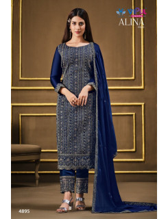 Vipul Alina Vol 2 Designer Party Wedding Dress Material Catalog At Wholesale Rate