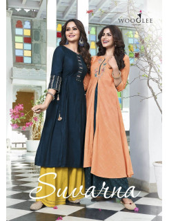 Wooglee Suvarna Designer Kurti Catalog At Wholesale Rate