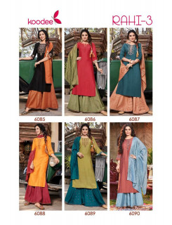 Koodee Rahi Vol 3 Embroidery Salwar Kameez Catalog at Wholesale Rate