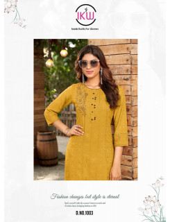 IKW Spotlight Vol 3 Casual Wear Kurti Catalog at Wholesale Rate