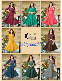 Kinti Meenakshi Anarkali Kurti Catalog at Wholesale Rate Kinti Meenakshi Anarkali Kurti Catalog at Wholesale Rate