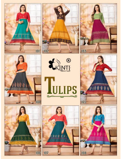 Kinti Tulip A Line Kurti Catalog at Wholesale Rate