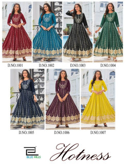 Blue Hills Hotness Anarkali Kurti Catalog at Wholesale Rate Blue Hills Hotness Anarkali Kurti Catalog at Wholesale Rate