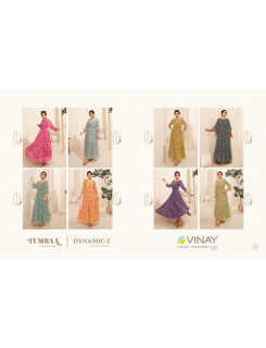 Tumbaa Dynamic vol 2 Georgette Kurti Catalog at Wholesale Rate Tumbaa Dynamic vol 2 Georgette Kurti Catalog at Wholesale Rate