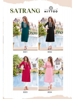Mittoo Satrang Georgette Kurti Catalog at Wholesale Rate Mittoo Satrang Georgette Kurti Catalog at Wholesale Rate