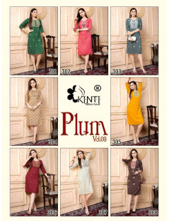Kinti Plum vol 3 Printed Kurti Catalog at Wholesale Rate Kinti Plum vol 3 Printed Kurti Catalog at Wholesale Rate