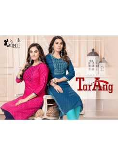 Kinti Tarang Casual Wear Kurti Catalog at Wholesale Rate