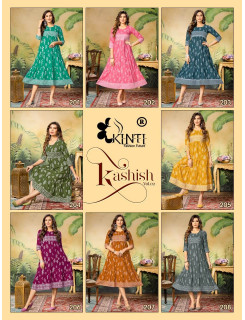 Kinti Kashish vol 2 A line Kurti Catalog at Wholesale Rate