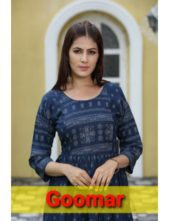 Fabzoo Goomar Rayon Kurti Catalog at Wholesale Rate