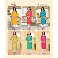 Vedya Surkh Casual Wear Kurti Catalog at Wholesale Rate