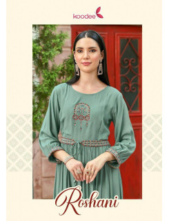 Koodee Roshani vol 1 Gowns Catalog at Wholesale Rate