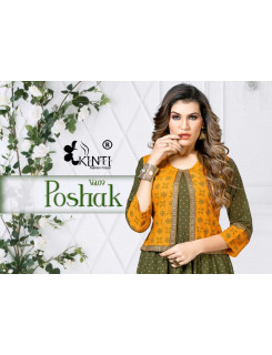 Kinti Poshak vol 9 A Line Kurti Catalog at Wholesale Rate