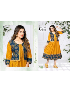 Kinti Poshak vol 9 A Line Kurti Catalog at Wholesale Rate Kinti Poshak vol 9 A Line Kurti Catalog at Wholesale Rate