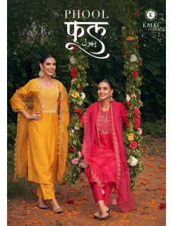 Kalki Phool Embroidery Salwar Kameez Catalog at Wholesale Rate