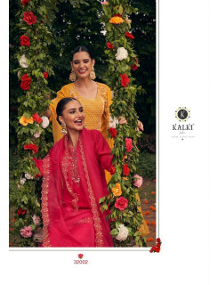 Kalki Phool Embroidery Salwar Kameez Catalog at Wholesale Rate