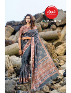 Apple Tisha Luxe vol 1 Sarees Catalog at Wholesale Rate Apple Tisha Luxe vol 1 Sarees Catalog at Wholesale Rate