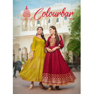 Kajal Style Fashion Colourbar vol 8 Gowns Catalog at Wholesale Rate Kajal Style Fashion Colourbar vol 8 Gowns Catalog at Wholesale Rate