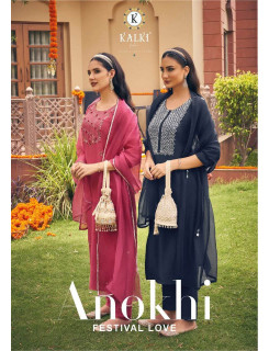 Kalki Anokhi Churidar Salwar Suits Catalog at Wholesale Rate
