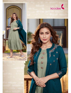 Koodee Sarah Designer Kurti Catalog at Wholesale Rate