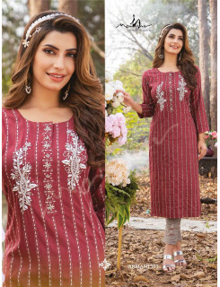 Mayur Armani Kurtis with Bottom Catalog at Wholesale Rate