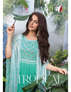 Af Tropical Queen Designer Kurti Catalog at Wholesale Rate