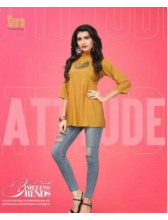Zera Kiah Yellow Singles Top at Wholesale Rate Zera Kiah Yellow Singles Top at Wholesale Rate