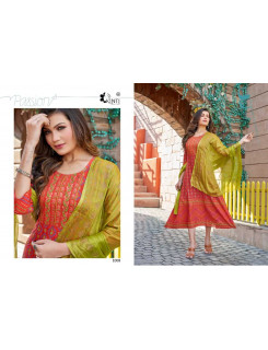 Kinti Heena Kurti with Dupatta Catalog at Wholesale Rate