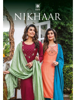 Kiana Nikhaar Embroidery Salwar Kameez Catalog at Wholesale Rate