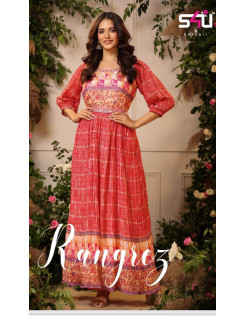 S4u Rangrez vol 2 Gowns Catalog at Wholesale Rate
